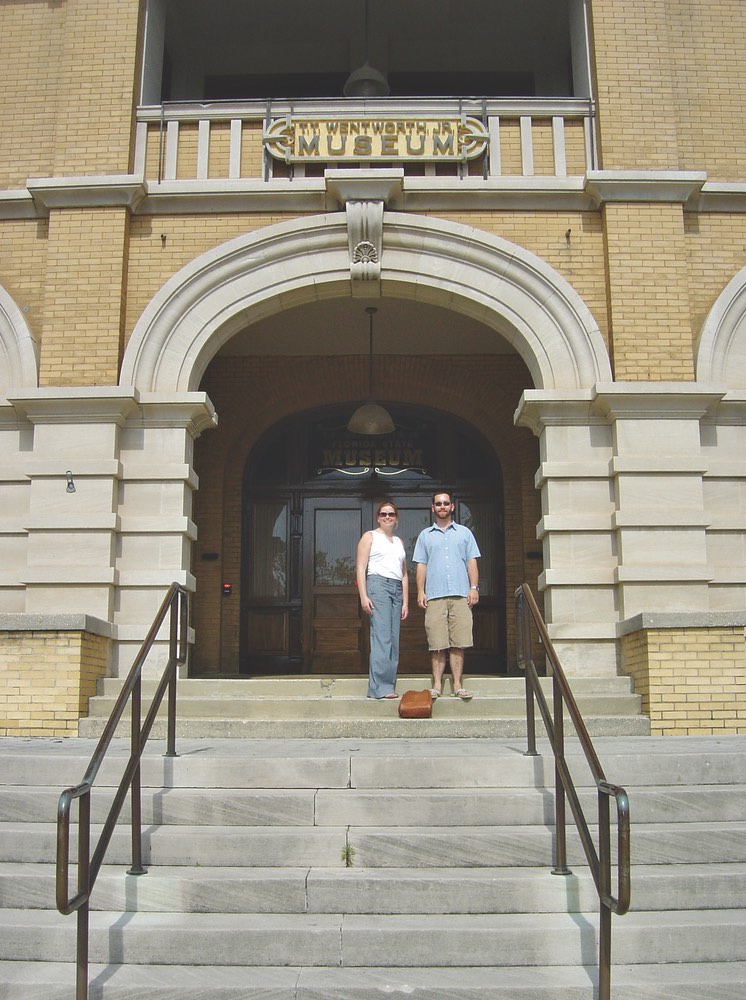 vie magazine Amanda Schuette and Matt Jones from Walton County at the T.T. Wentworth Jr. Museum