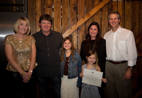 VIE's Lisa (Left) and Jerry Burwell (Right) with Chip, Laurel, Laine, and Nicole Rockhill
