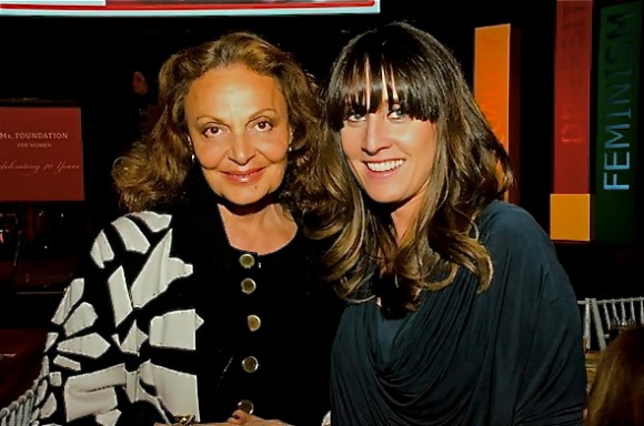 Diane von Furstenberg with Anne Hunter