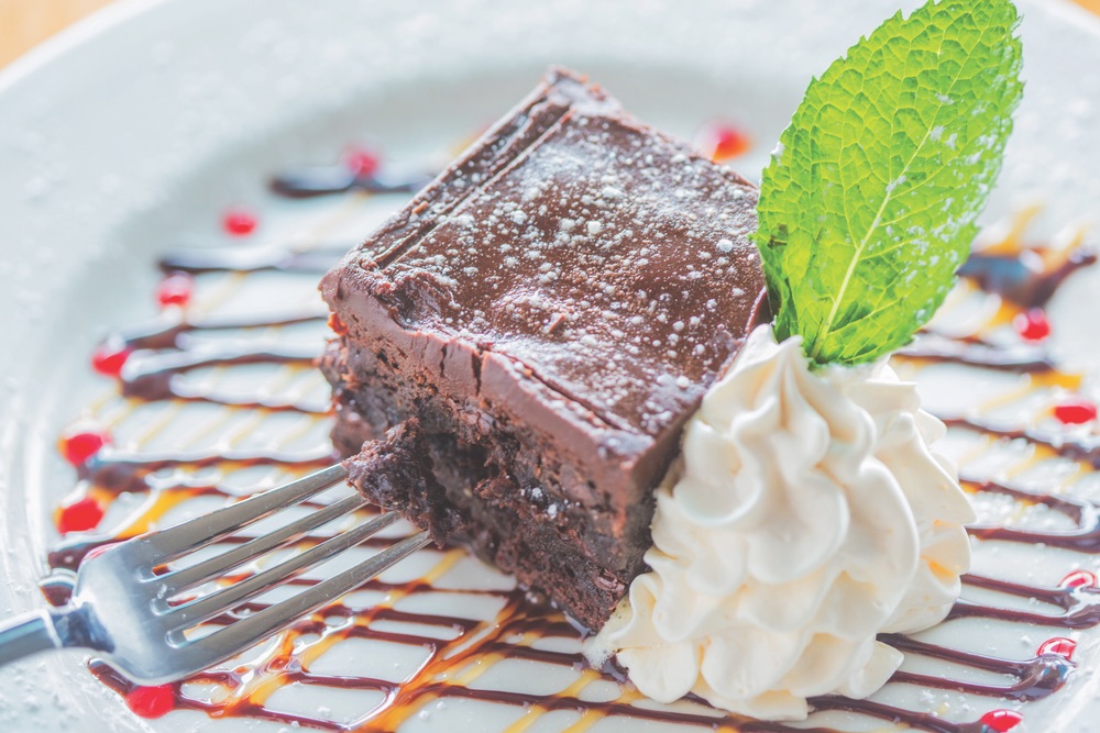 Decadent Brownie With Chocolate Ganache Sauce By Old Florida Fish House
