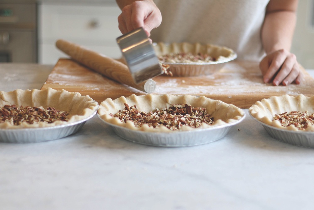 Pecan Pie Prepraration By Elisabeth Epperson