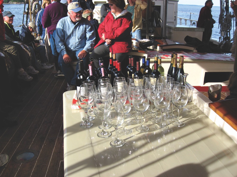 vie magazine wine tasting the windjammer way the taber