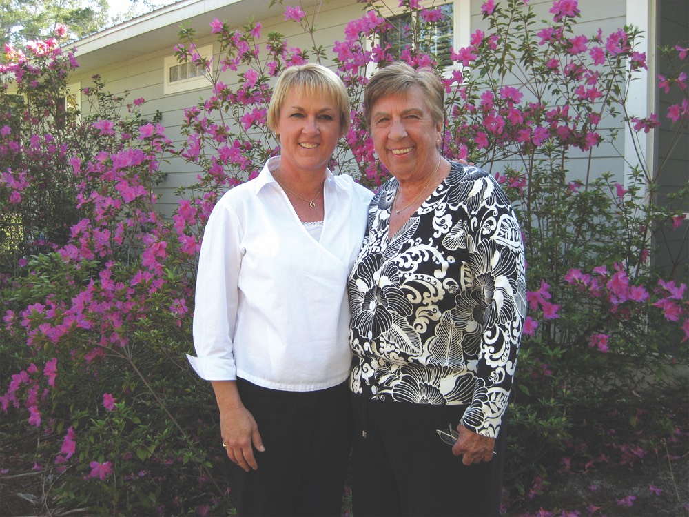 Lisa Comeau with mother, Phyllis vie magazine a tribute to mothers mother's day