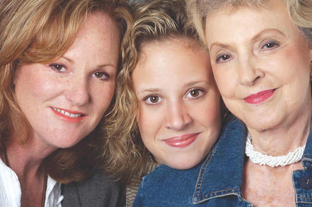 Three generations vie magazine a tribute to mothers mother's day