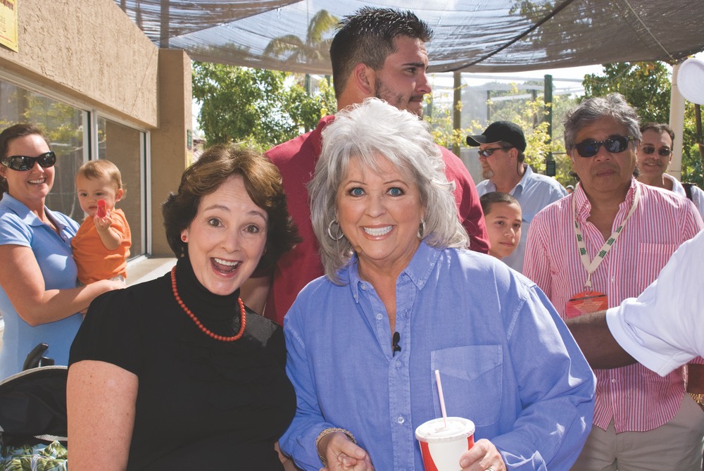Sister with Paula Deen Photo by Gerald Burwell