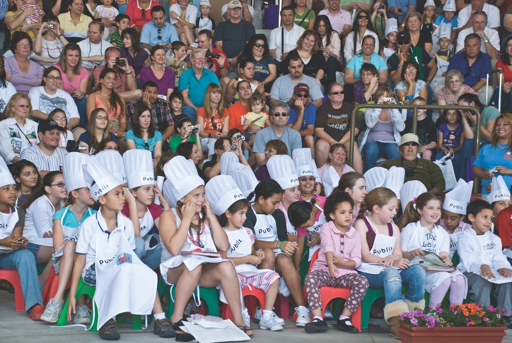 The chefs of tomorrow at Kellogg's Kidz Kitchen. Photo by Gerald Burwell