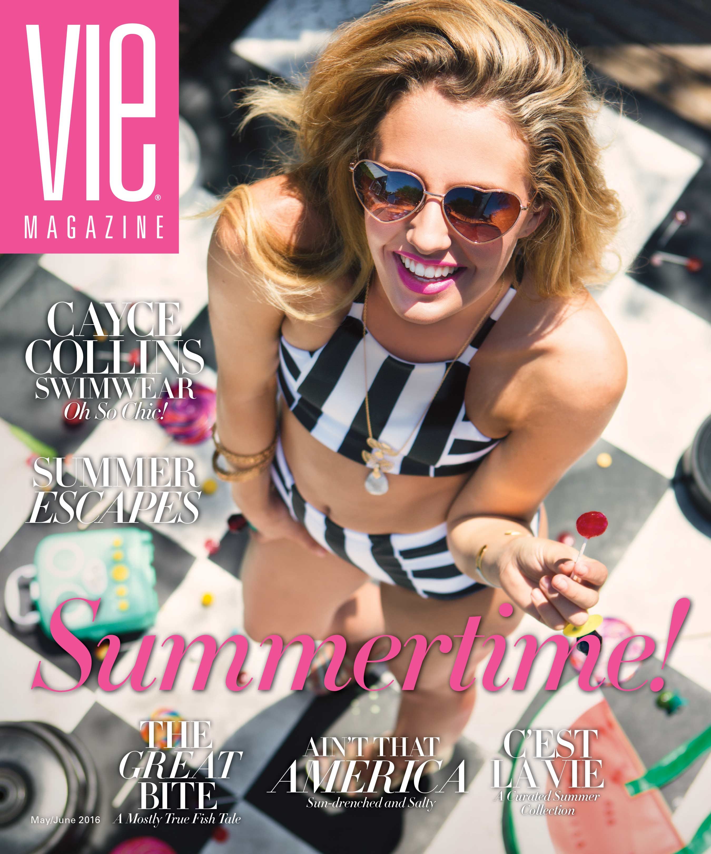 VIE magazine May June 2016 Summertime Issue cover