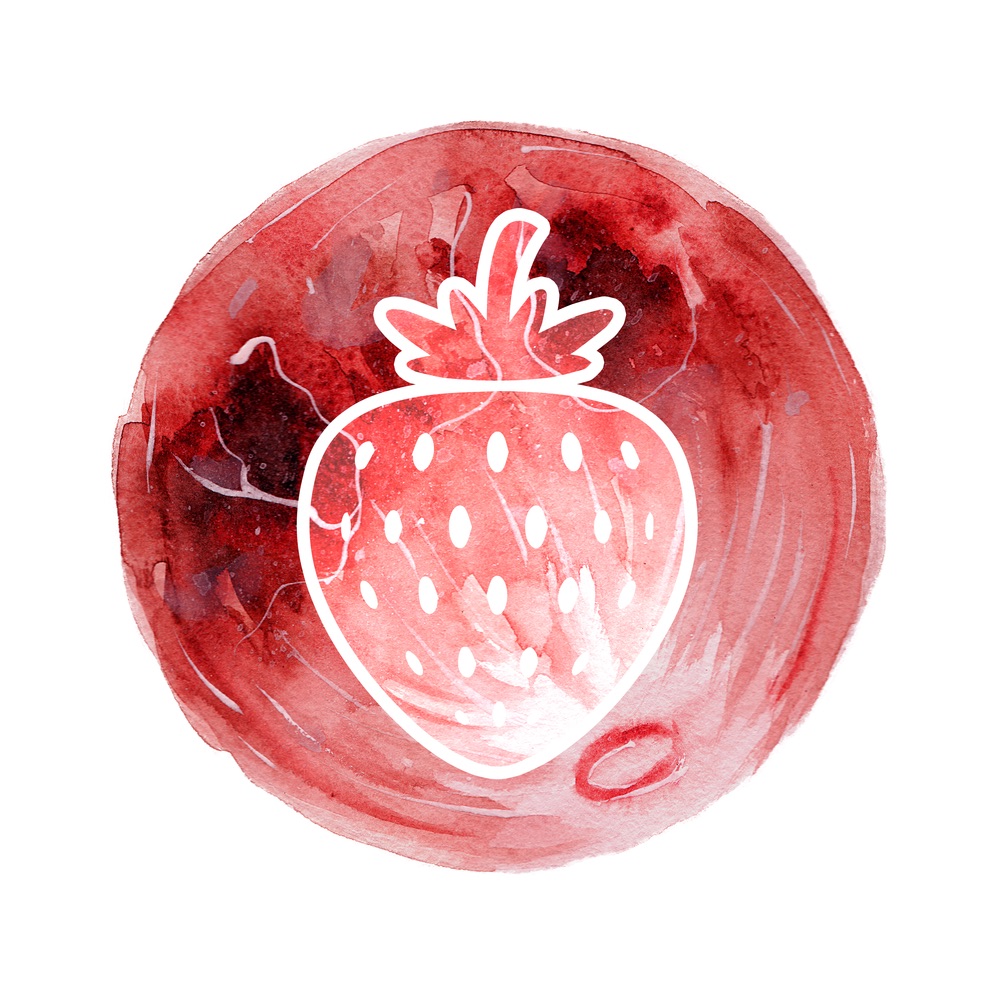 Strawberry Moon Illustration