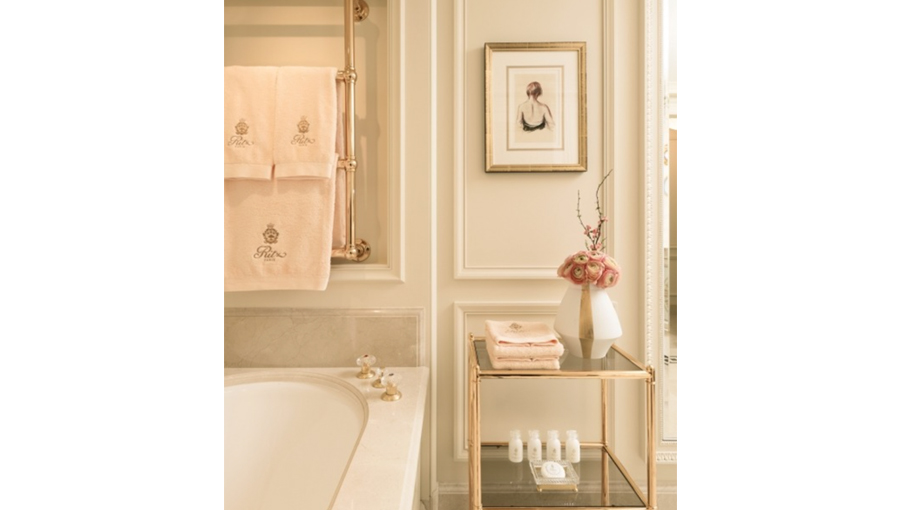 Details Of Bathroom Interior At Ritz Paris Hotel