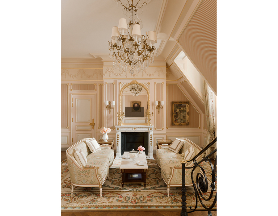 Rococo Designed Suite Interior of Ritz Paris