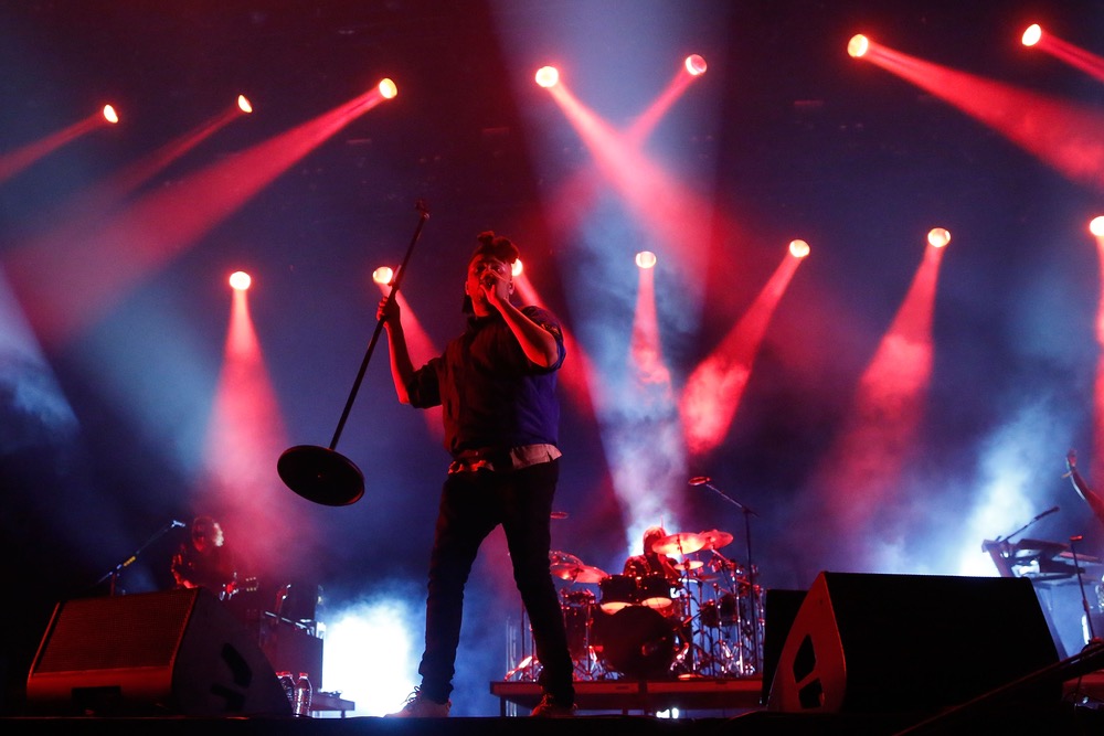 The Weeknd performance at 2016 Hangout Music Festival