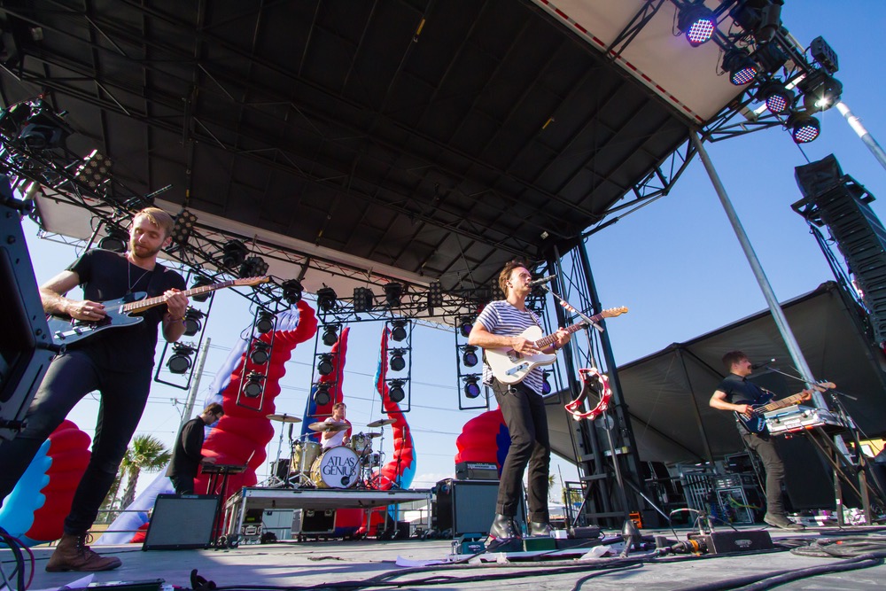 Atlas Genius band performs at Hangout Music Festival 2016