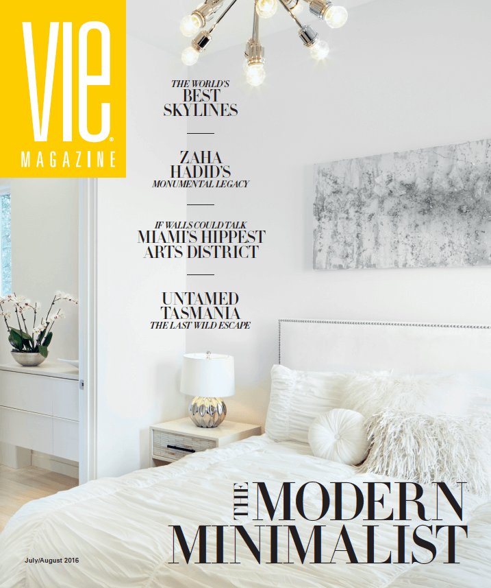 VIE magazine 2016 July Cover Modern Minimalist