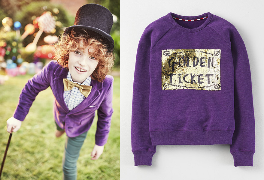 Boden and Roald Dahl Collaboration Willy Wonka and the Chocolate Factory