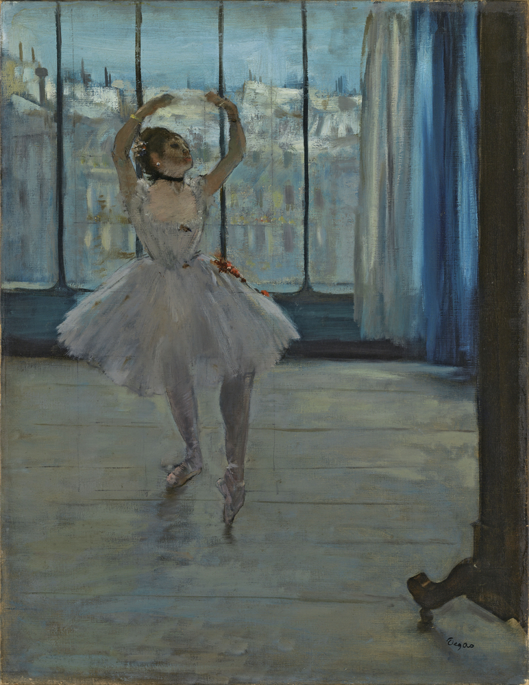 Edgar Degas, La Danseuse dans l'atelier du photographe, 1875. Courtesy Pushkin Museum, Moscow Louis Vuitton Icons of Modern Art: The Shchukin Collection