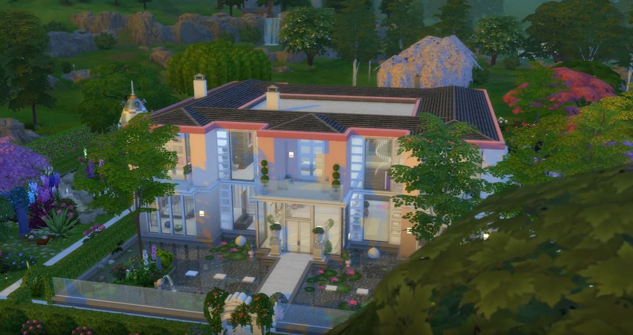 Huge home design in The Sims by Deligracy