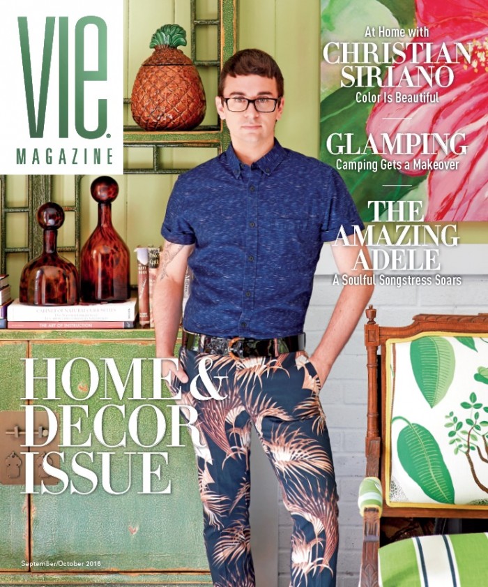 VIE Magazine Sept-Oct 2016 Issue feat Christian Siriano home