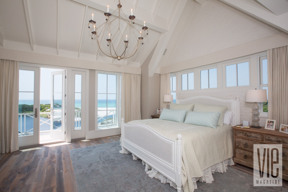 Bedroom with beach view