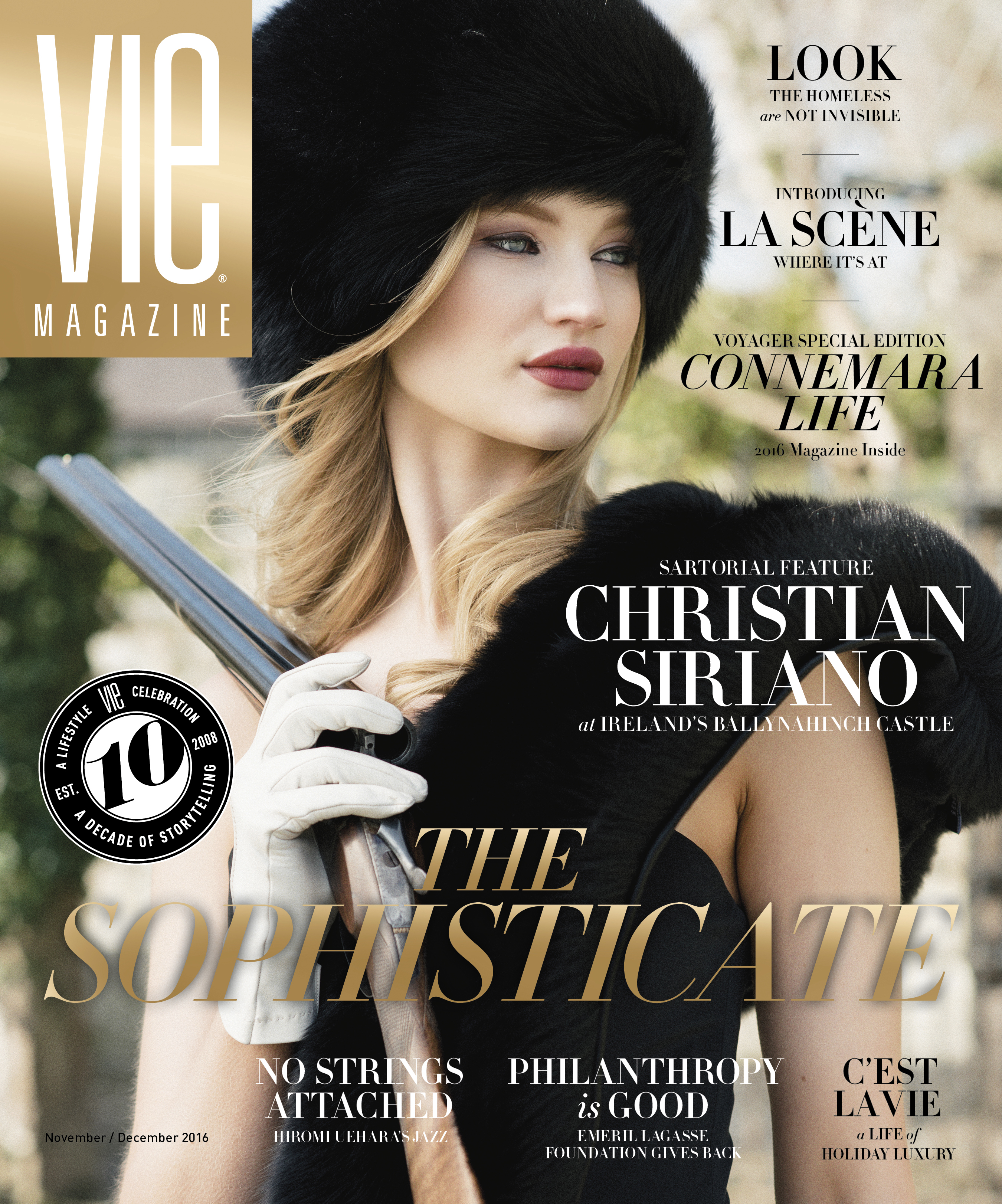 VIE Magazine November 2016 Cover