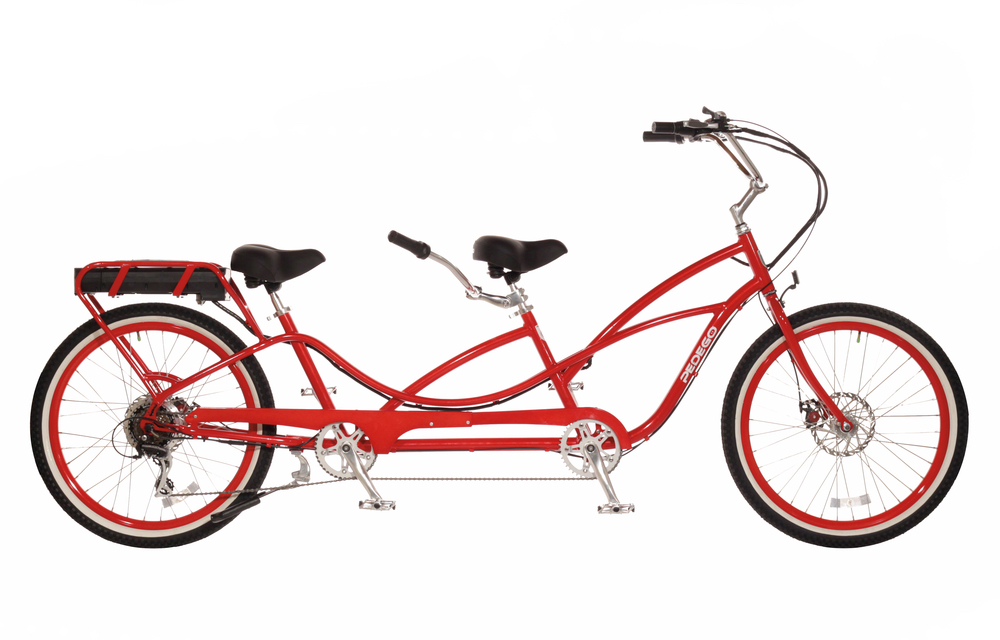Pedego Tandem Cruiser bike electric bicycle built for two 30a