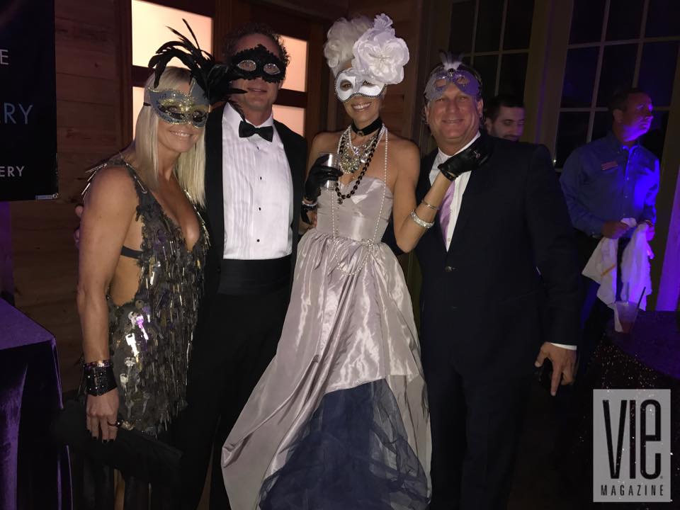 Guests at Hannah Martin's Party La Lumiere A Masquerade Affair 2017
