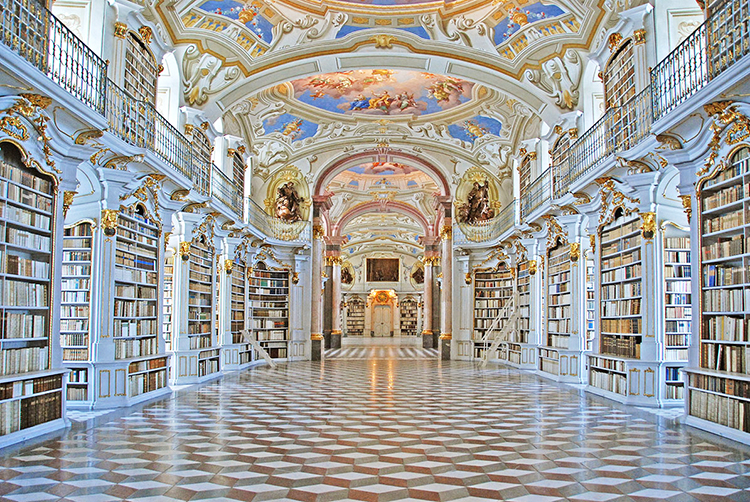 Admont Abbey Library in Admont, Austria