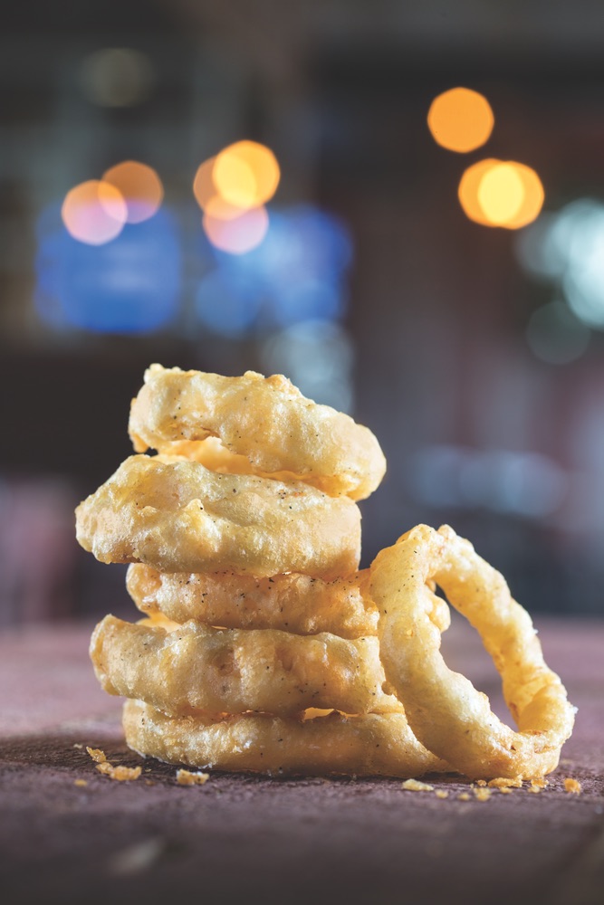 Onion Rings served at the Acme Ice House, The Village at Seacrest Beach on Scenic Highway 30-A