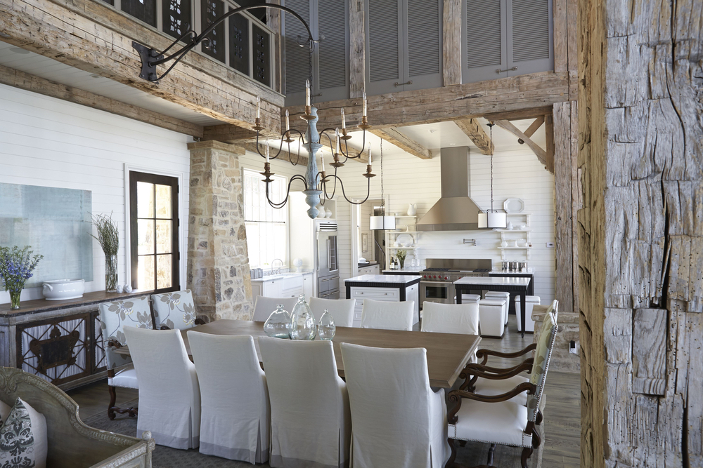 Interior shot featuring dining area in Lake Martin Home