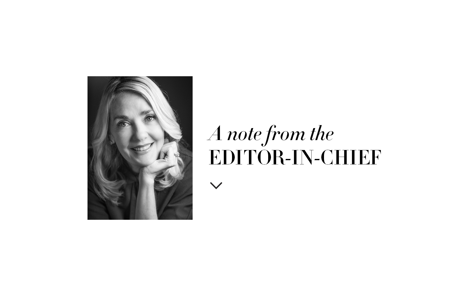 Editor in Chief Lisa M Burwell Editor's Note Doing Good in a Changing World
