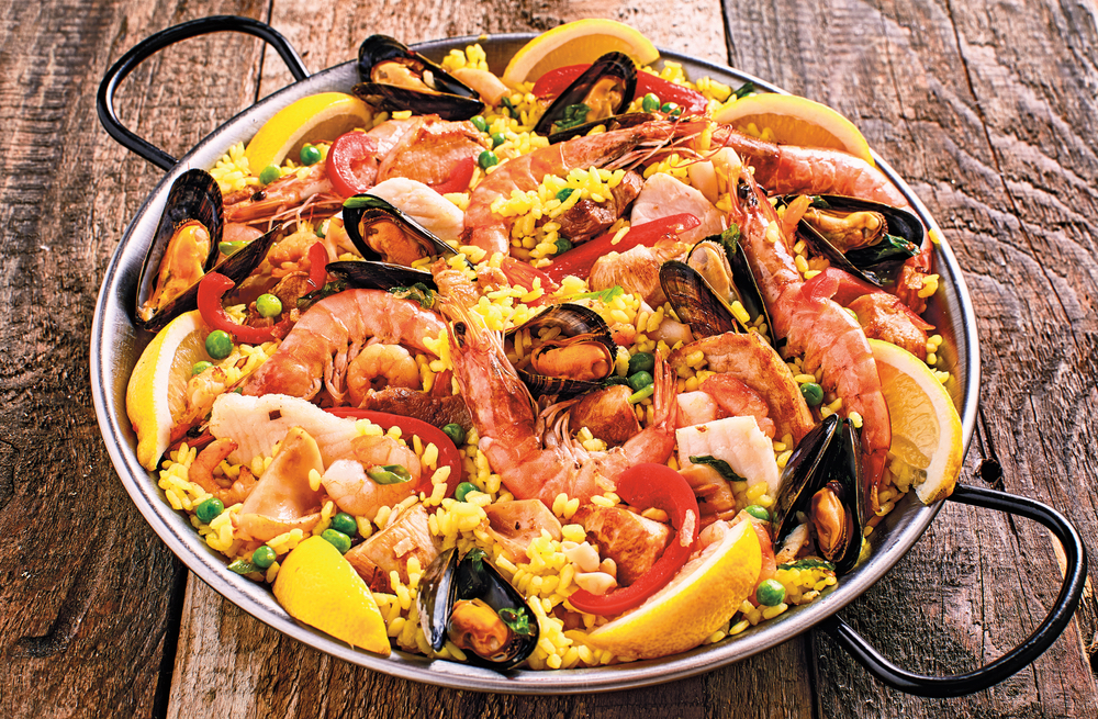 Colleen Sachs homemade family recipe for Seafood Paella 