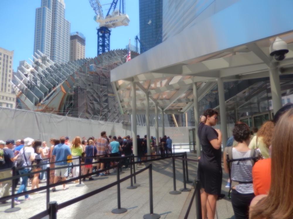 September 11 World Trade Center Memorial queue
