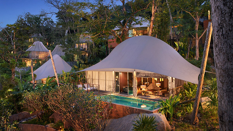 Tent Pool Villa at Keemala Resort in Phuket, Thailand
