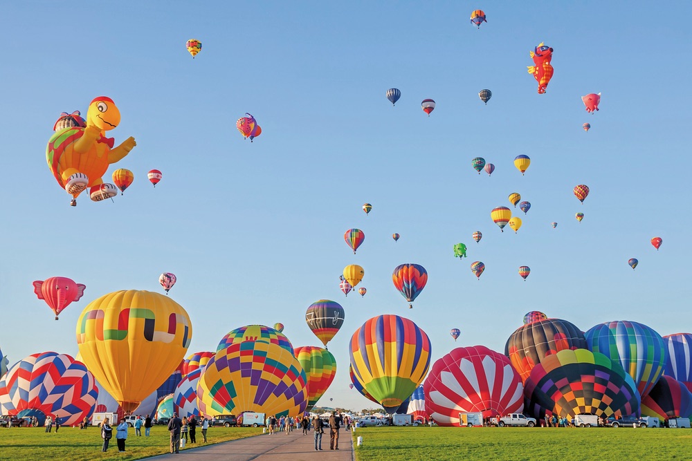 Hot Air Balloons; festival; Albuquerque International Balloon Fiesta