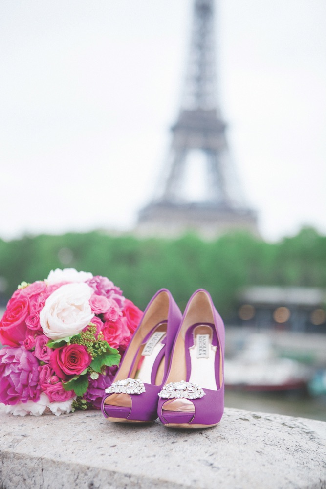 Shoes; Flowers; Eiffel Tower