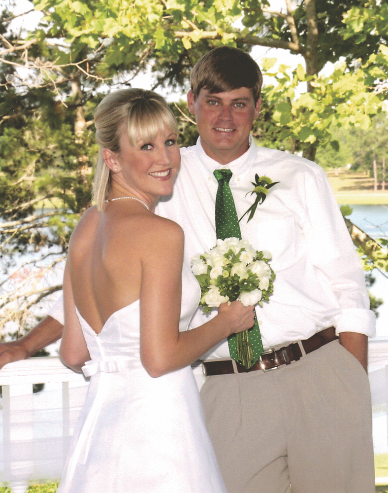 Leah Beard; Bayne Powell; wedding couple