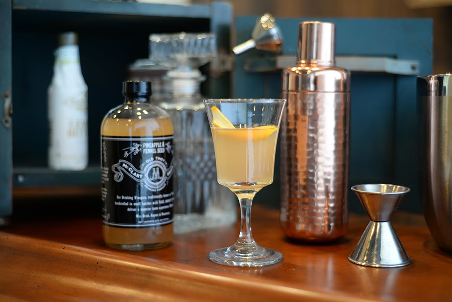 McClary Bros Vineagar Cider Elixir Cocktail