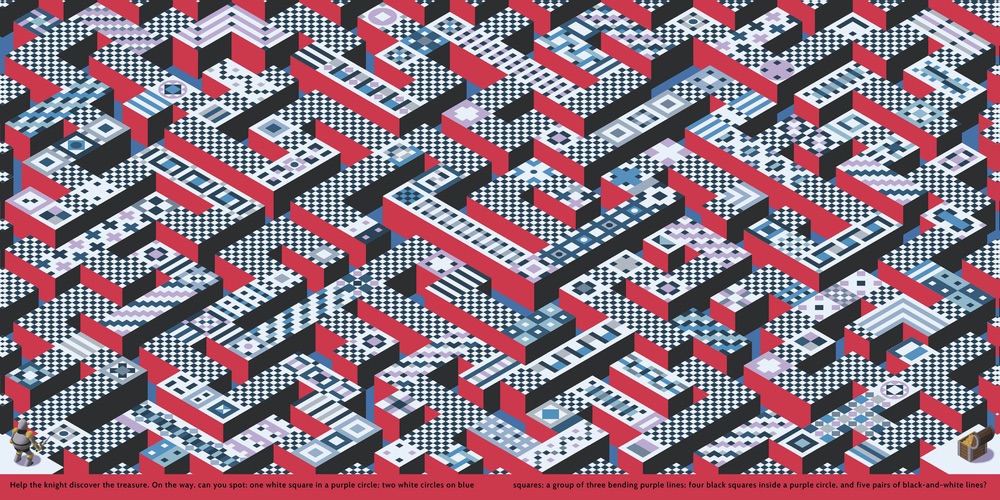 Labyrinth Book maze by Théo Guignard