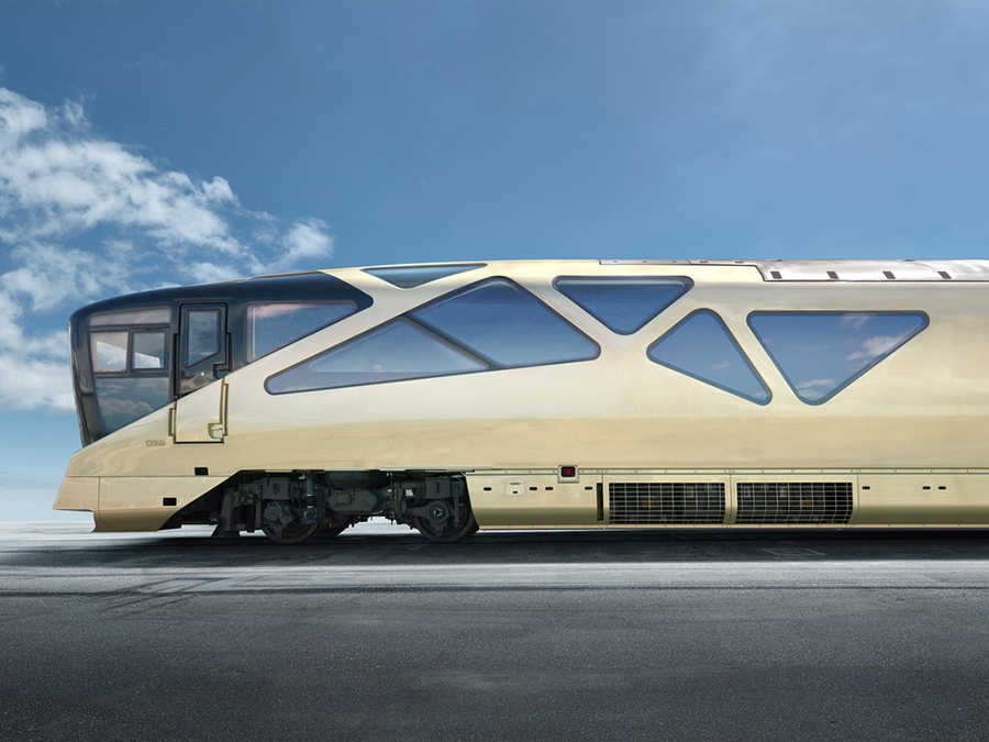 Shaki Shima Luxury Train in Japan Exterior 