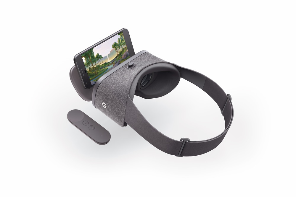 VR equipment, the Google Daydream headset