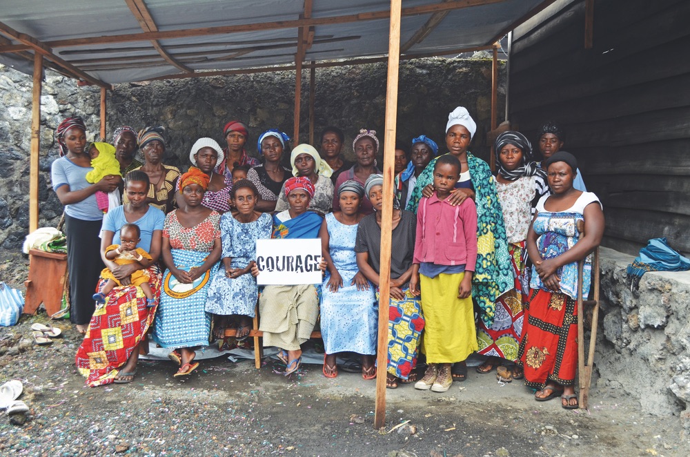 The Tchukudu Women’s Training Center teaches sewing and basket weaving to Congolese women