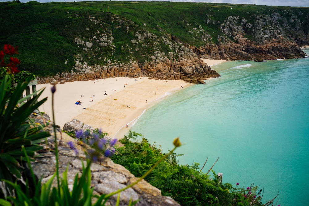 Cornwall England beaches and Celtic Sea
