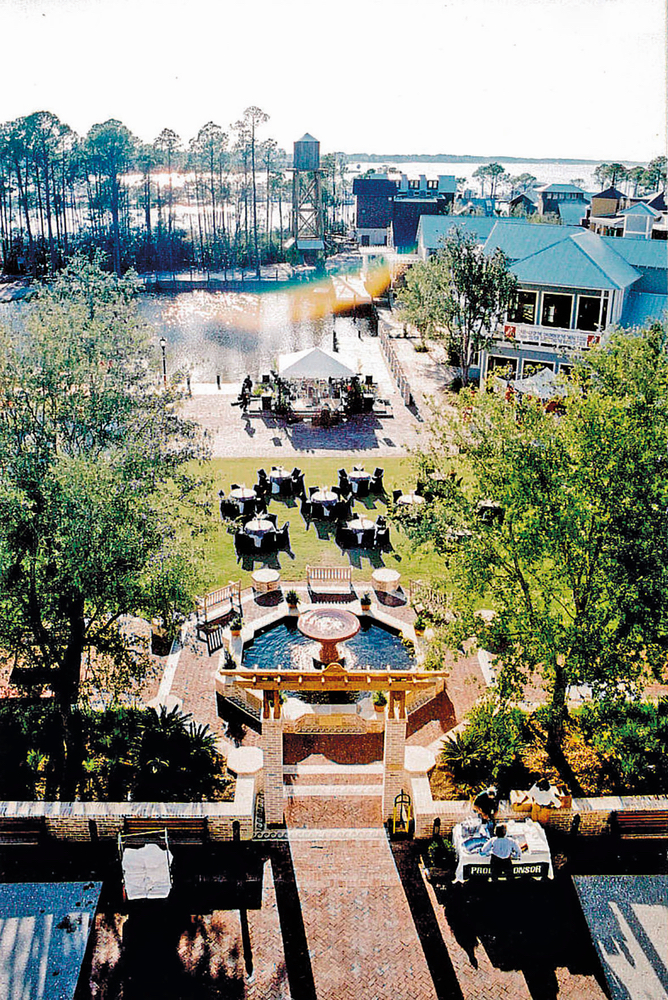 Early phase of the development of The Village of Baytowne Wharf