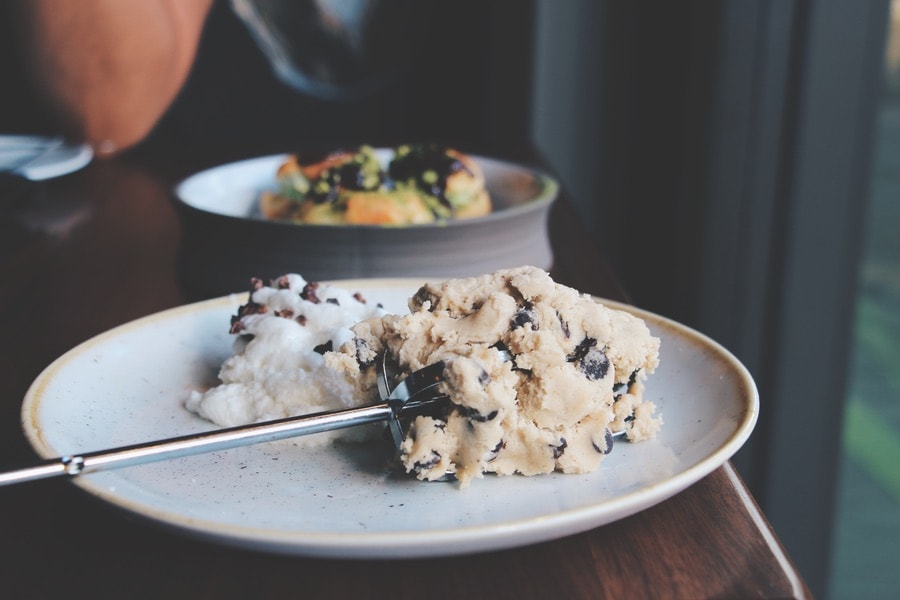 Cookie Dough for dessert at Little Donkey is a must! 