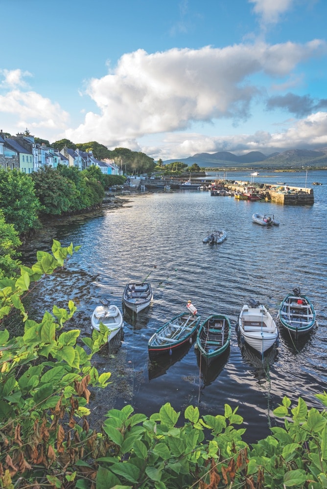 Connemara Life, Connemara, Landscapes, Roundstone Harbour, boats