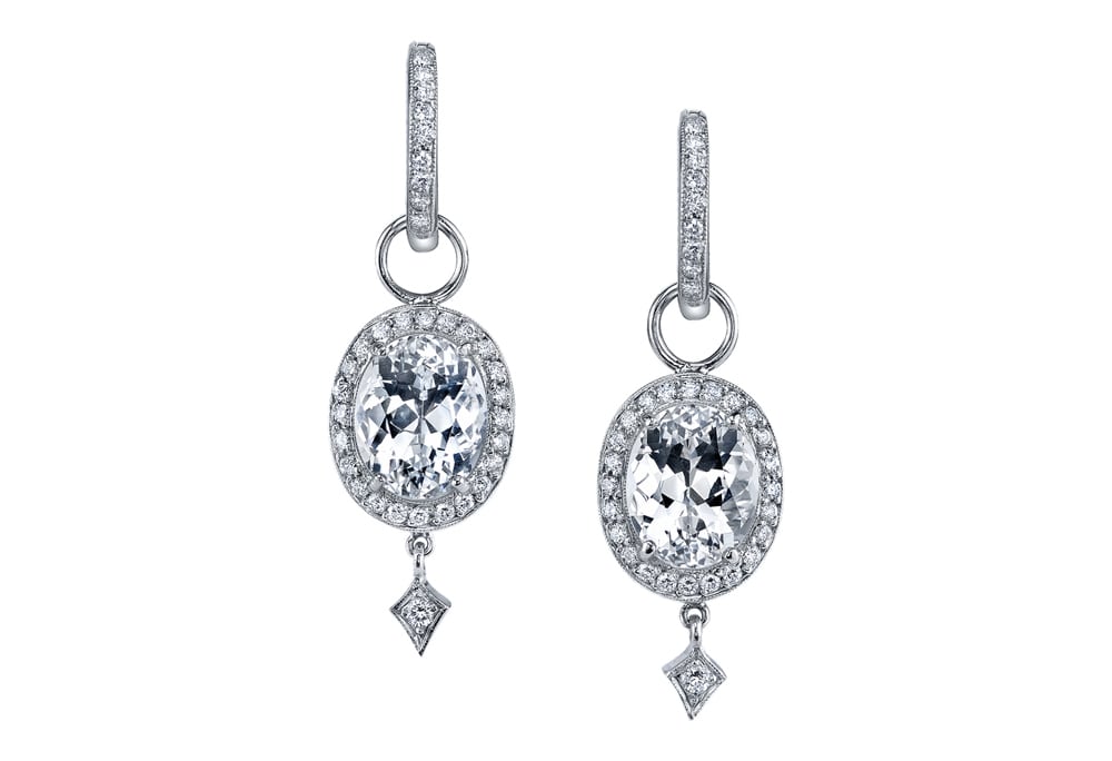 Gorgeous diamond earrings by the incredibly talented Erica Courtney McCaskill & Co.
