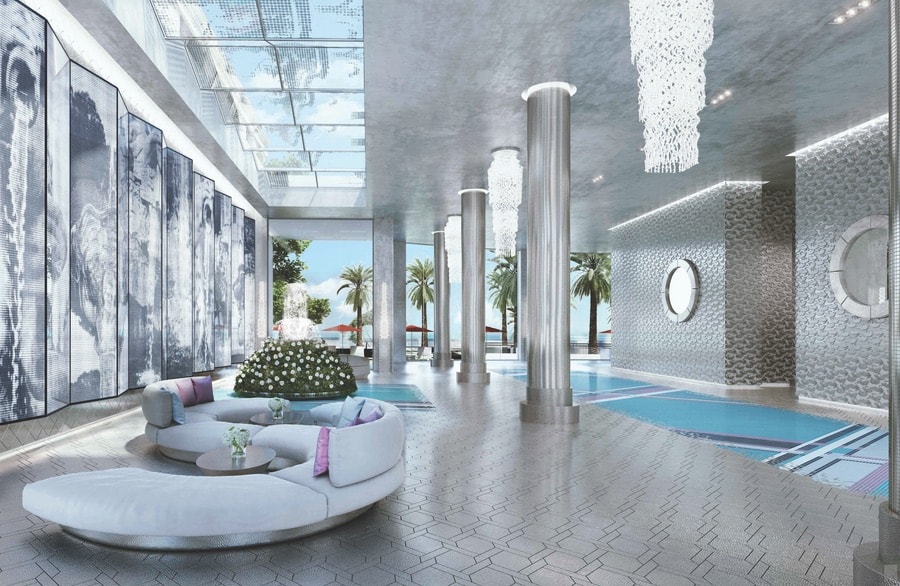 Lobby Design by Karl Lagerfeld. VIE Magazine 2018