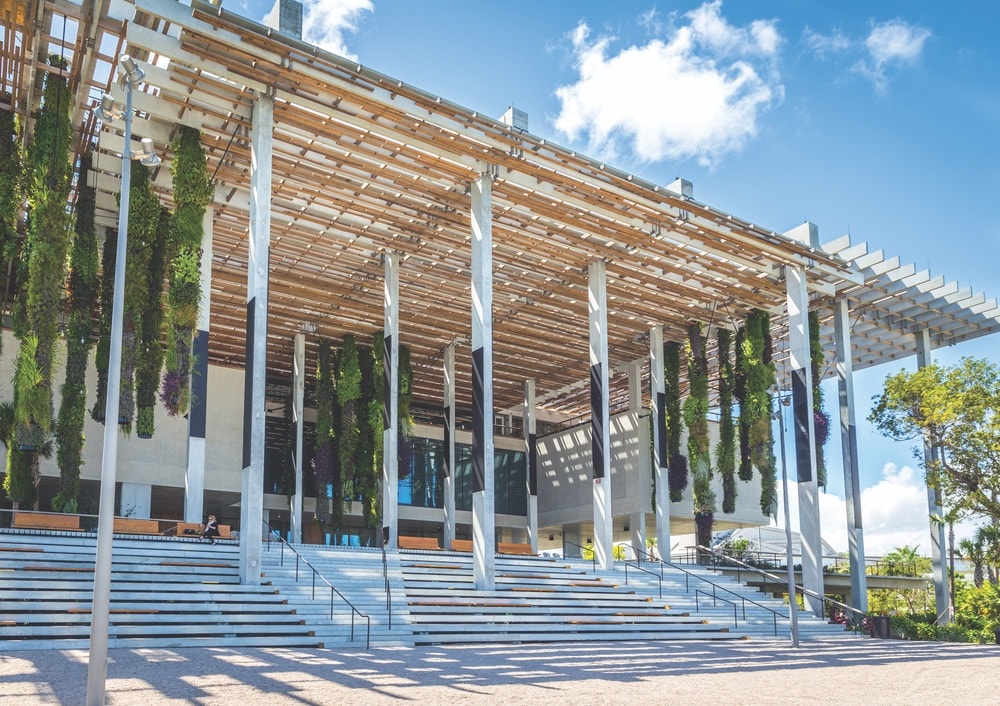 The stunning entrance to the Pérez Art Museum of Miami. Photo by mariakraynova / Shutterstock