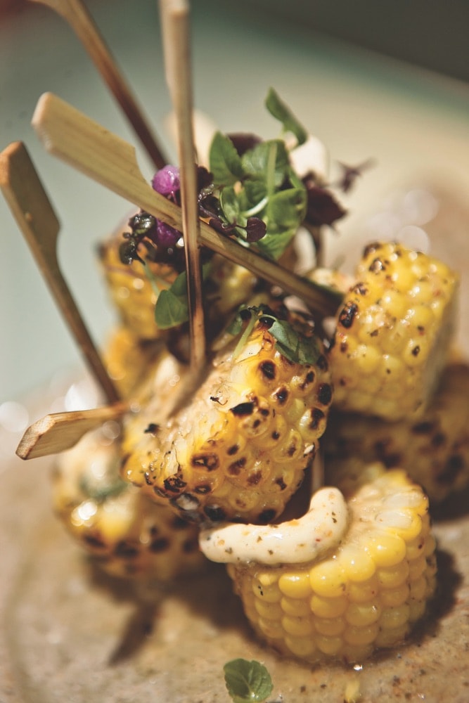 The sweet corn with shiso butter at Zuma is perfect for sharing. Photo courtesy of Zuma
