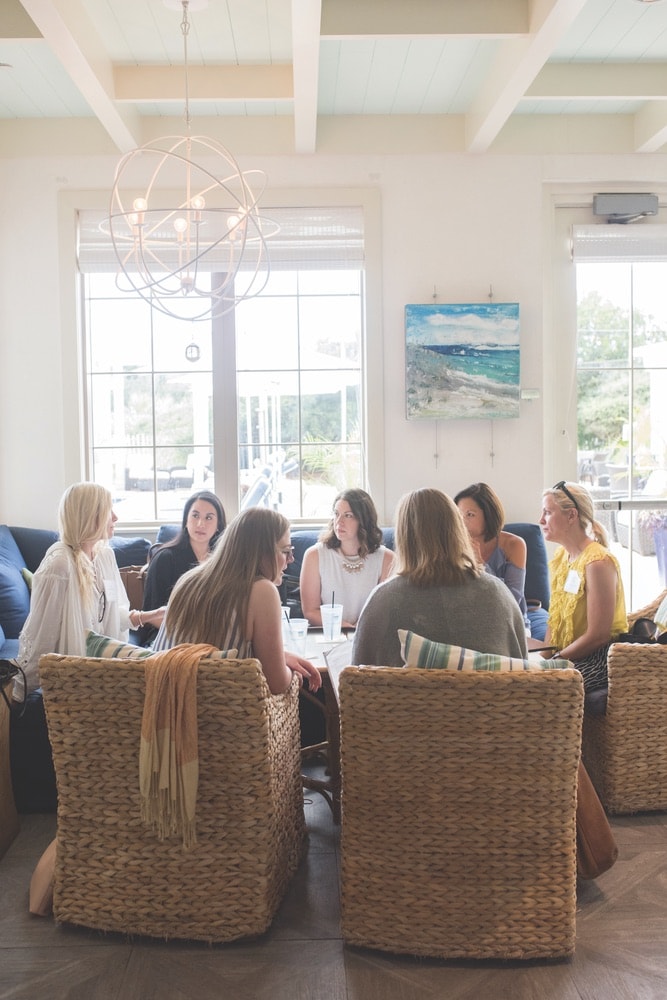 The retreat’s offerings included a small-group mentor luncheon at The Southern C Retreat in Santa Rosa Beach, Florida