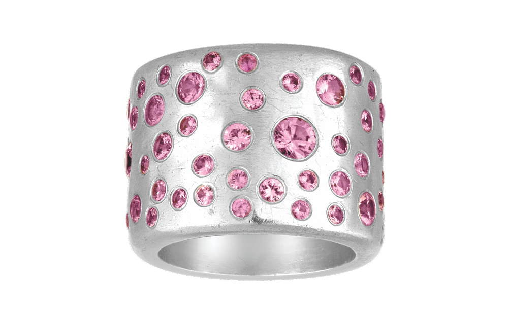 Pink Sapphire Cobblestone Ring VIE Magazine Destination Travel Cest la VIE Special Valentine's Day Edition 2018